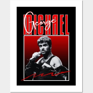 George michael///original retro Posters and Art